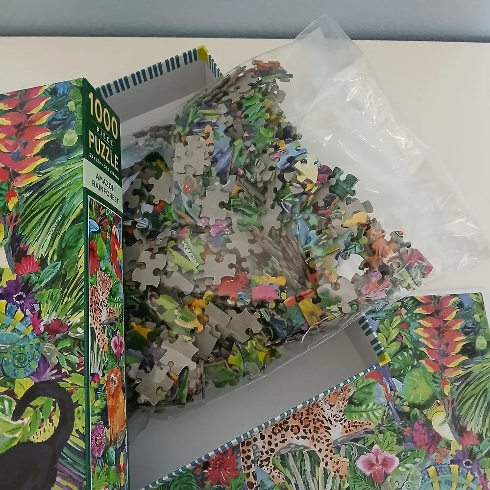 EEboo 1000 piece Puzzle Amazon Rainforest Colorful - Picture 3 of 11